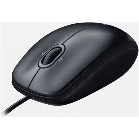 Logitech® Mouse M100 - BLACK - USB - N/A - EMEA28i-935 - AKOYA HANGTAB BOX M100